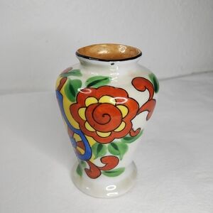 VTG Japanese Hand painted Lusterware Bud Vase 5"